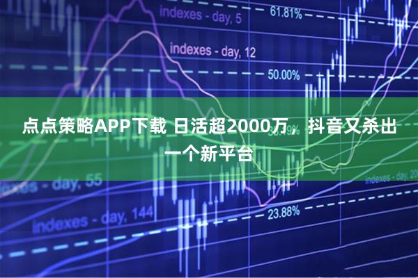 点点策略APP下载 日活超2000万，抖音又杀出一个新平台